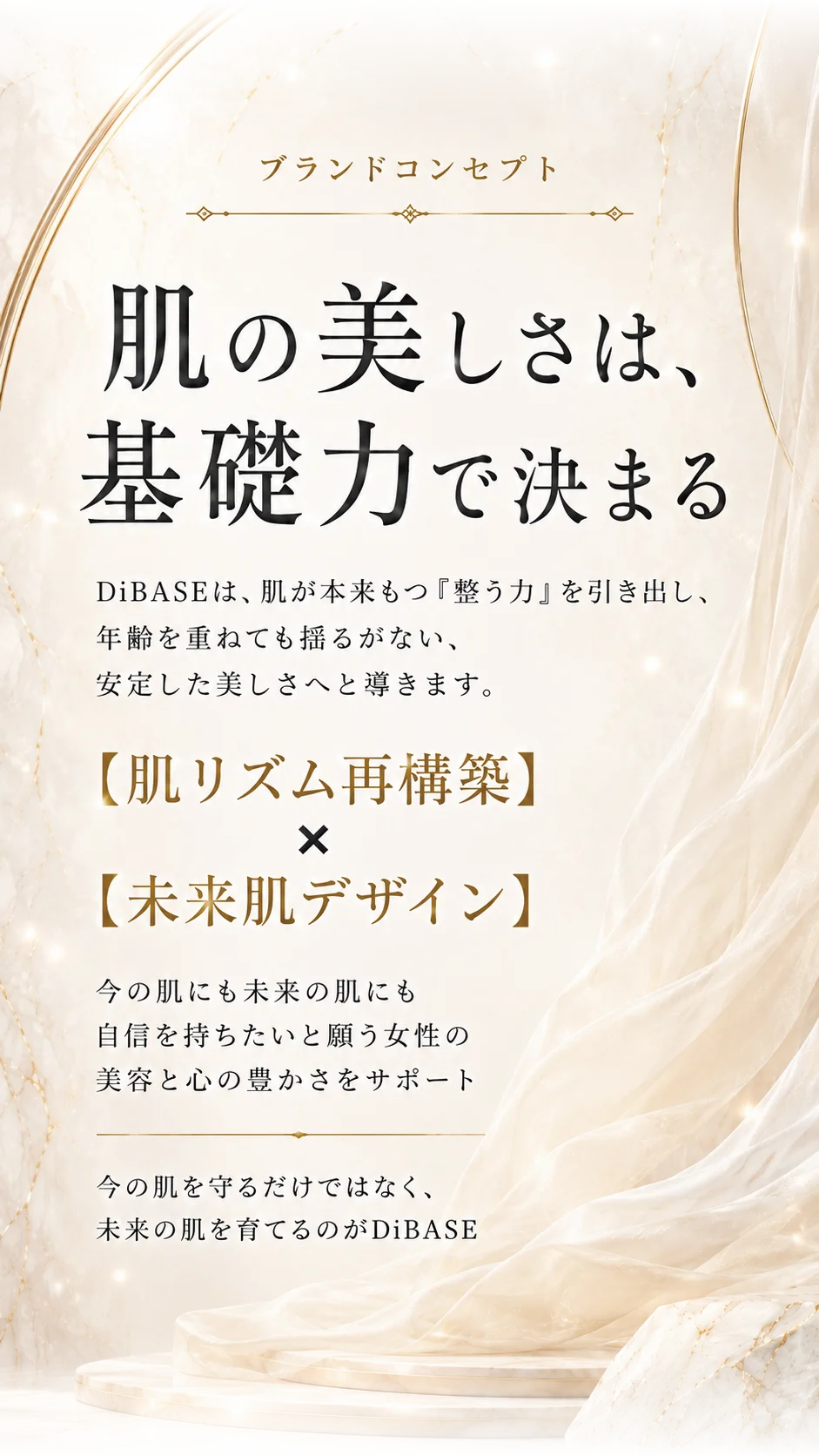 DiBASE ブランドコンセプト スマホ